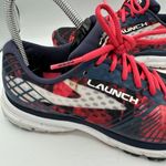 Brooks Women's Launch 3 Running Shoes Red/Blue Size 7.5 Photo 1