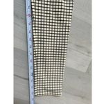 ZARA Checked Plaid High Waisted Leggings Ecru Size Small Photo 7