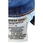 Urban Chic Jeans Size 1 Distressed Skinny Denim Blue Women's NWT Photo 4