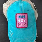 NWT OH Hey Vacay trucker Hat Women's‎ Blue Photo 0