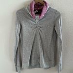Lululemon Reversible Sweatshirt In A Cinch Long Sleeve Gray Purple 6 Photo 0