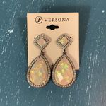 Versona White Tear Drop “Wanderlust” Earrings by  (NWT) Photo 2