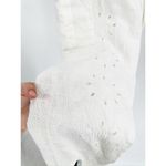 Lilly Pulitzer Ziva White Linen Eyelet Tie Waist Cargo Pants Size 0 Photo 4