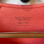 BeMaternity by Ingrid & Isabel Long Sleeve Top. Size XSmall. EUC Orange Photo 1