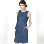 Boden Denim Tamara dress | Size 6R Blue Photo 1