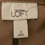 Ann Taylor Loft 4 Front Pocket Tan Blazer Size 4 Photo 6