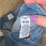 Celebrity Pink Denim Button Down Skirt Photo 2