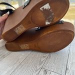 Morgan De Toi Platform Wedge Sandals Size 40/ US 10 Leather Nail Head Black Photo 7