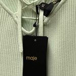 Maje NWT Ruched Stretch-Knitted Dress Size 34 Small Photo 12