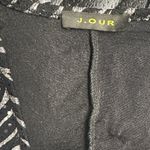 Elegant Black and White Patterned Jumpsuit Size M Photo 4