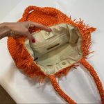 Melrose and Market Palmer Straw Tote Bag In Orange Citrus Photo 2