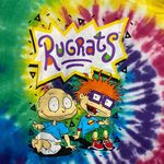 Rugrats Chucky Finster & Tommy Pickles NIckelodeon Tie Dye L Photo 1