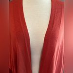 Terra & Sky Women's Rust Lagenlook Open Front Cardigan Photo 7