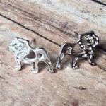 NEW Silver Bully Bulldog Stud Earrings UGA University Of Georgia Samford Photo 1