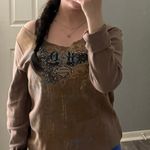 Harley Davidson Harley-Davidson Neutral Brown Fall Bedazzled Long Sleeve Burnett El Paso, Texas Photo 3