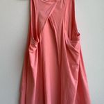 Lululemon All Tied Up Tank Light Coral Pink Pima Cotton Tie Back Size 4 Small Photo 2