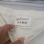 Sabo Skirt Sabo Raine White Ribbed Maxi Skirt Photo 7