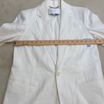 ALC Frank ALC Donovan Linen Blend Lined White Blazer Jacket Size 4 NWT Photo 12