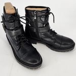 Jessica Simpson  Kerina Black Fashion Combat Boots Size 7M Photo 8