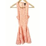 NBD Revolve Coral Pink Cutout Lace Sleeveless A-Line Mini Dress Size Small Photo 5