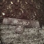 Miss Me  gray sparkly knit tank top size M Photo 6