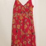 Esprit ππ Floral Chiffon Shoulder Tie Midi Dress Photo 0