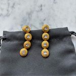 Julie Vos Gold and Silver Triple Drop Earrings Photo 2