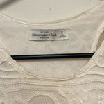 Abercrombie & Fitch  Cream Cream Lace Overlay Fit and Flare Tank Dress SZ S Photo 1