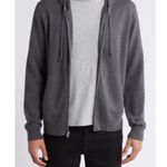 Vince Women Cashmere Full-Zip Hoodie SP Dark Grey Photo 13