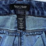 White House | Black Market Women's Sz 16 Plus Blue High Rise Skinny Capri Jeans Photo 3