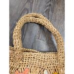 Tommy Bahama  Carrabelle Large Straw Tote Bag Beach Tropical Square Bottom Photo 4