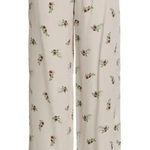 Sleeper $248 New Beige Blossom Pant - Small Photo 0