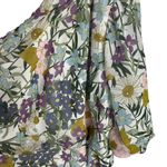 ESTELLE‎ Women's 3X Wildbloom Midi Dress Floral One shoulder Short Puff Sleeves Blue Photo 3