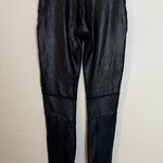 Spanx - Faux Leather Moto Leggings Black Slimming Night Out Pants Photo 3