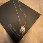 Silpada  sterling silver necklace with sandstone accents. Photo 0