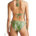 Ted Baker Women's Lerona Reversible Triangle Bikini Top size 2 green floral Photo 13