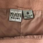 wilson's leather Vintage Pink Leather Skirt  Photo 4