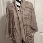 Gentle Fawn  Taupe Patterned Women's Open Front Cardigan Photo 0