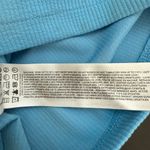 Mango Crisscross Strap Bodycon Mini Dress Women's 2 Blue Going Out Ribbed NWOT Photo 13