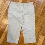 Willi Smith  brown & white pin stripe capris sz 10 Photo 0