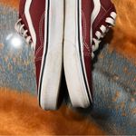 Vans  Old Skool Skate Shoes Maroon White Size 7 Photo 6