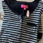 Victoria's Secret Striped Lounge Romper Photo 3