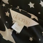 Decree Black and white  stars tunic. EUC. Photo 5