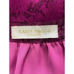 Ramy Brook Silk Pink Shift Dress Snake Print Fully Lined Body Tassel Size Small Photo 8