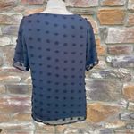 Blooming Jelly  Women’s Black PomPom Style Blouse Photo 7