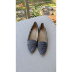 Talbots Women's Gray Suede Pointed Toe Loafers Size 9M Photo 1
