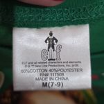 Elf Women's Kids Sweatshirt Smiling Is My Favorite Size Medium Green Christmas Photo 3