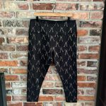 Beyond Yoga  Black Champagne Glass Power Shine Celebrations 7/8 Leggings, 2X Photo 1