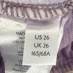 Free People We The Free Tie Dye Corduroy Pants Women Size 26 Purple Beige Photo 9