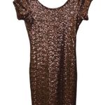 Backstage bronze sequin bodycon mini dress XS Photo 0